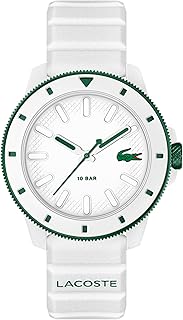 Lacoste 12.12 Scuba Men's 3H Quartz Watch, Silicone Strap - Modern, Classic Timepiece - Gift for Him, 43mm