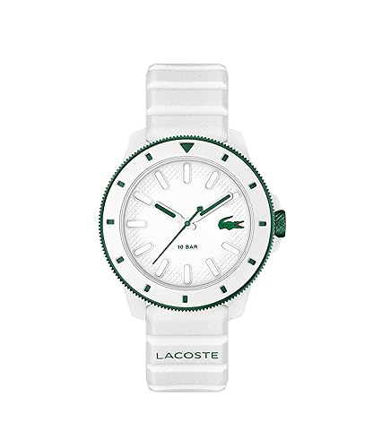 Lacoste.12.12 Scuba Men's 3H Quartz Watch, Silicone Strap - Modern, Classic Timepiece - Gift for Him, 43mm