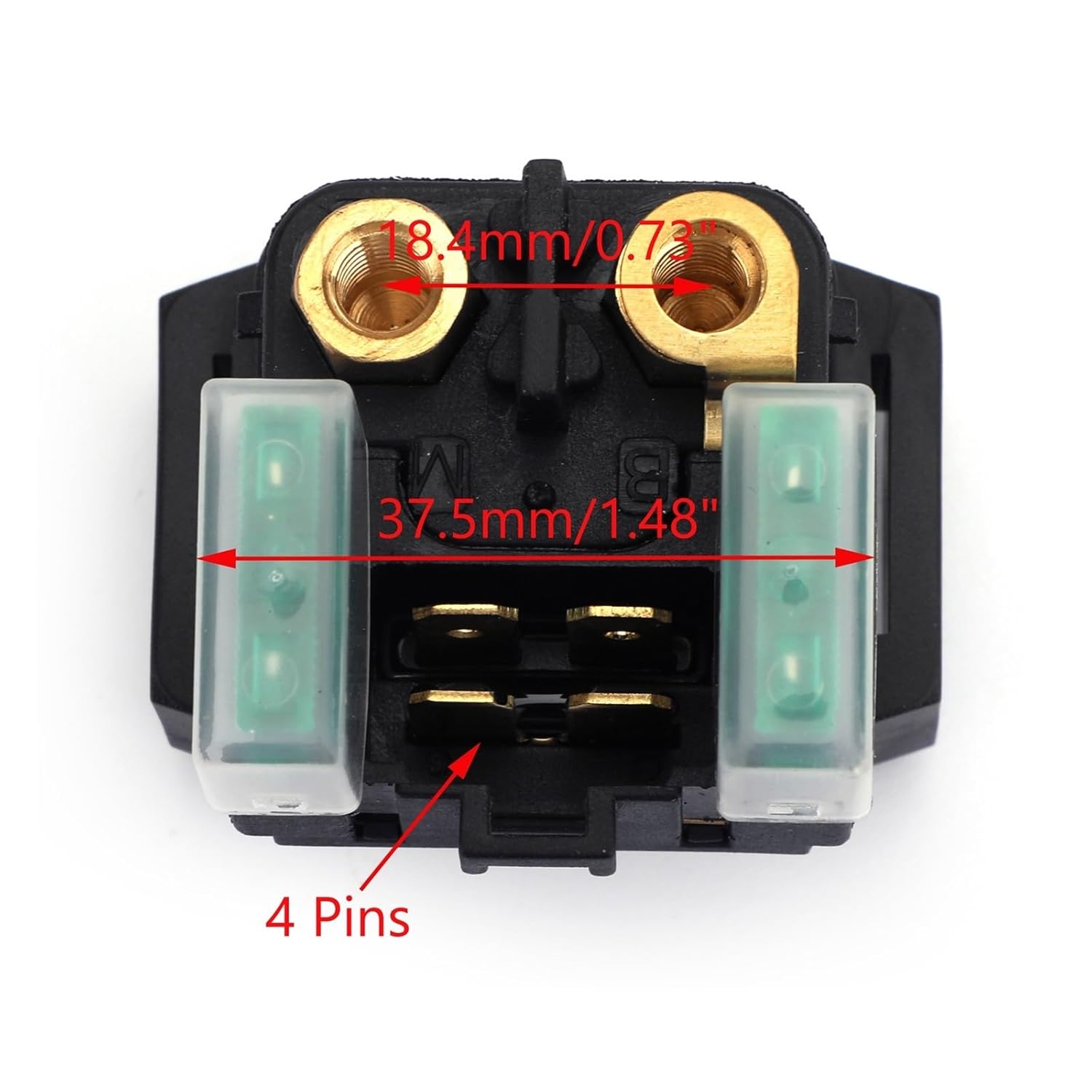 Starter Relay Solenoid Switch Starter Solenoid Relay for YFM350 2004 YFZ-R1 2007-2008 4SV-81940-00 Motorcycle Parts