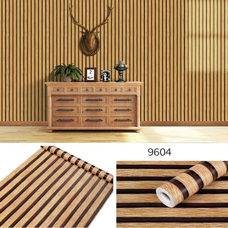 Image of Peel and Stick Wallpaper for Walls (45x300 cm) Pack of 1 | Waterproof Self Adhesive PVC Wallpaper for Bedroom, Living Room, Home, Office & Cupboard (Golden Textured)