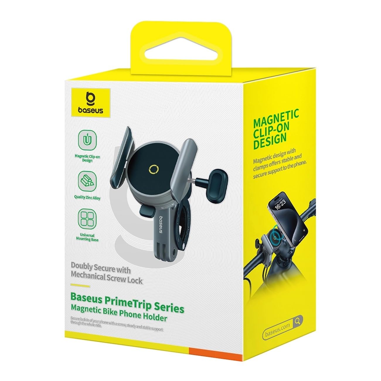Baseus Primetrip Series Magnetyczny uchwyt rowerowy na telefon Cosmic Bl