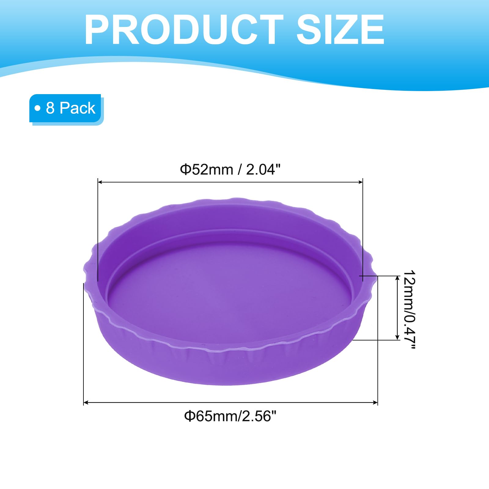 PATIKIL Silicone Soda Can Lids - Image 2