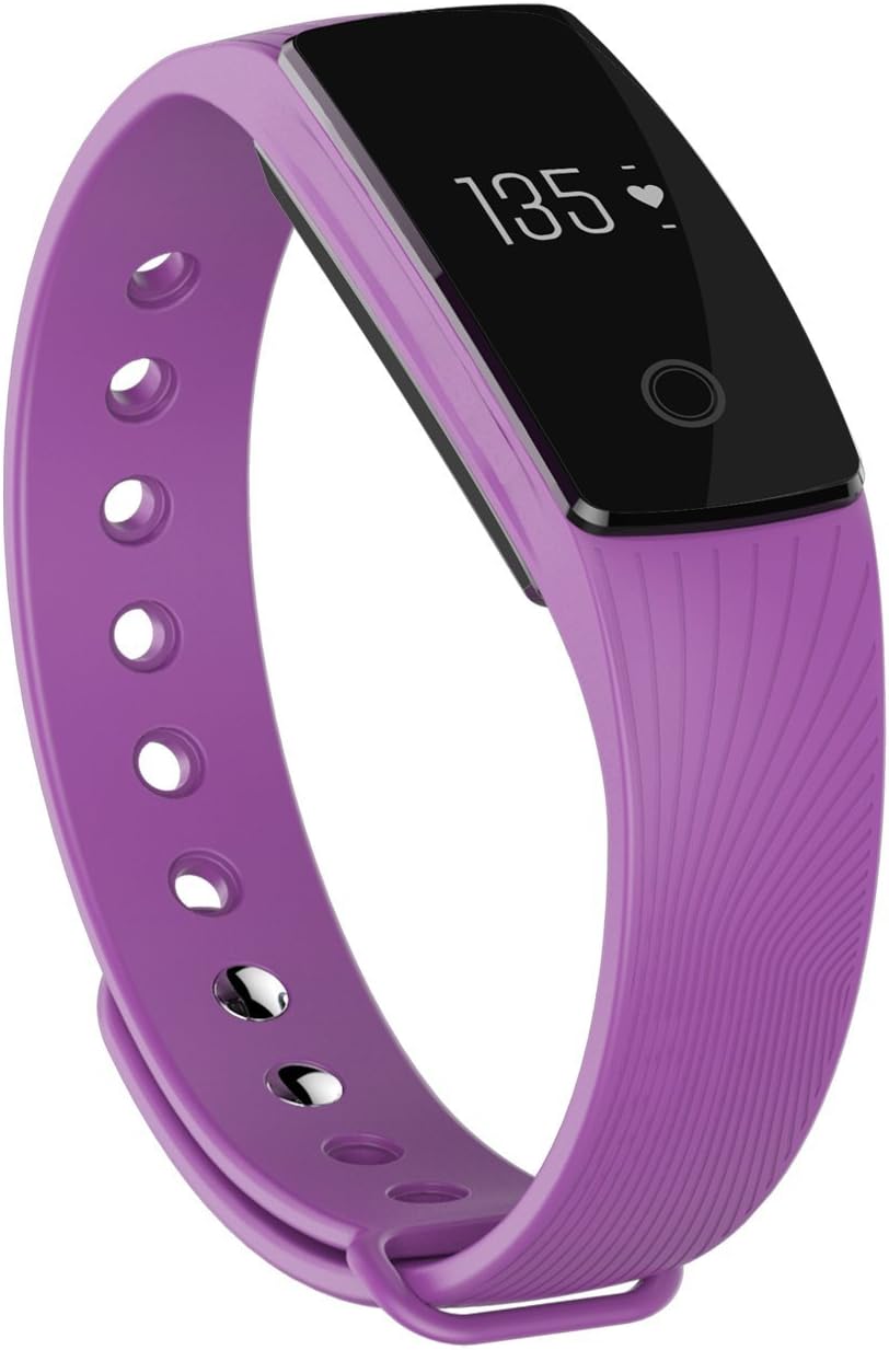 KESSDER Heart Rate Monitor Fitness Tracker ID107 Bluetooth Smart Wristband Sport Bracelet with Sleep Monitor Step and Calorie Counter Vibrating Alarm