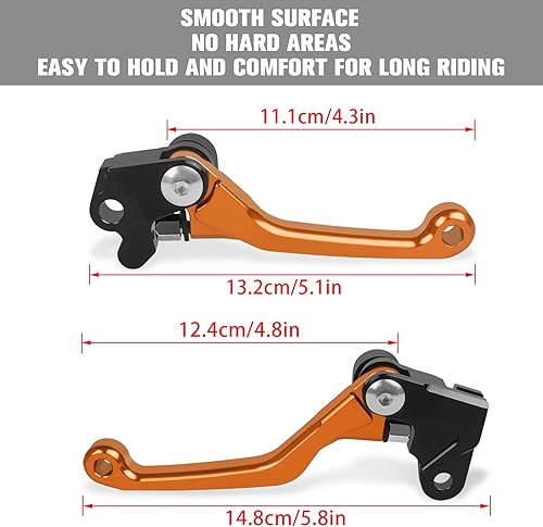 Miniatura 3 de Juego de palancas de embrague de freno corto CNC de aluminio compatible con Suzuki DRZ400 DRZ400S DRZ400SM DRZ400E 2000-2022 DR250R 97-00 DR200S