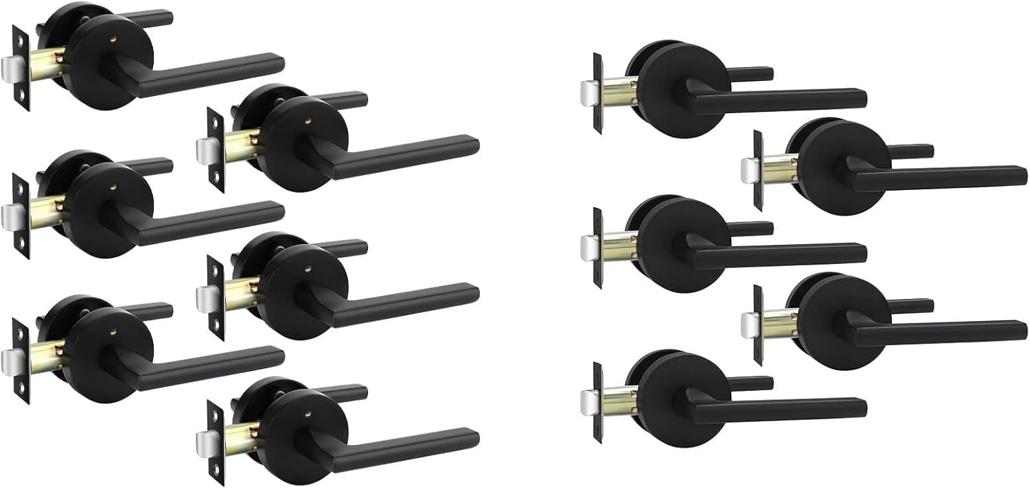 goldenwarm Privacy Closet Door Handles 11 Pack