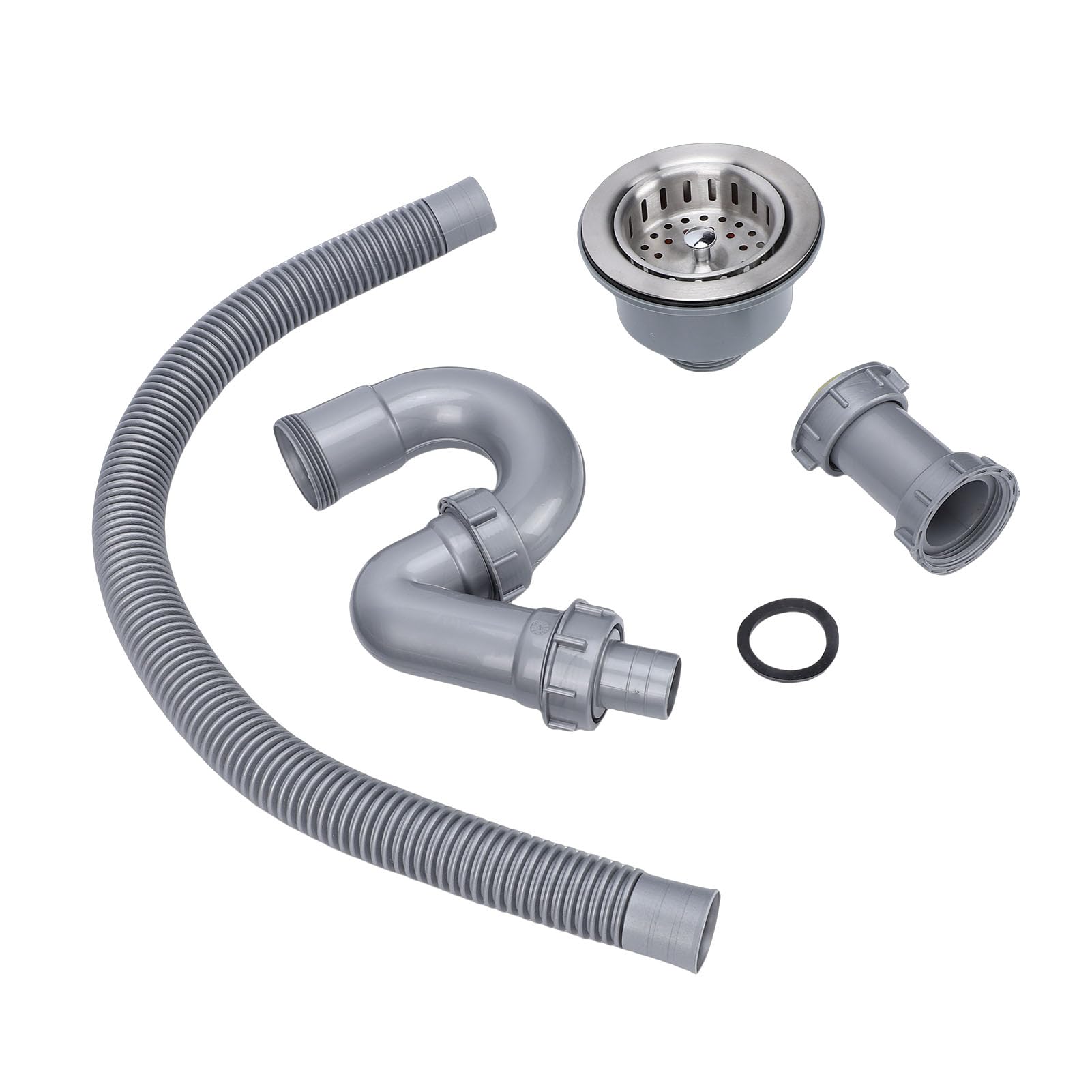 Lavabo a Vasca Singola in Acciaio Inossidabile da 13,39x8,27x5,31 Pollici per il Bagno della Cucina della Barca del Veicolo