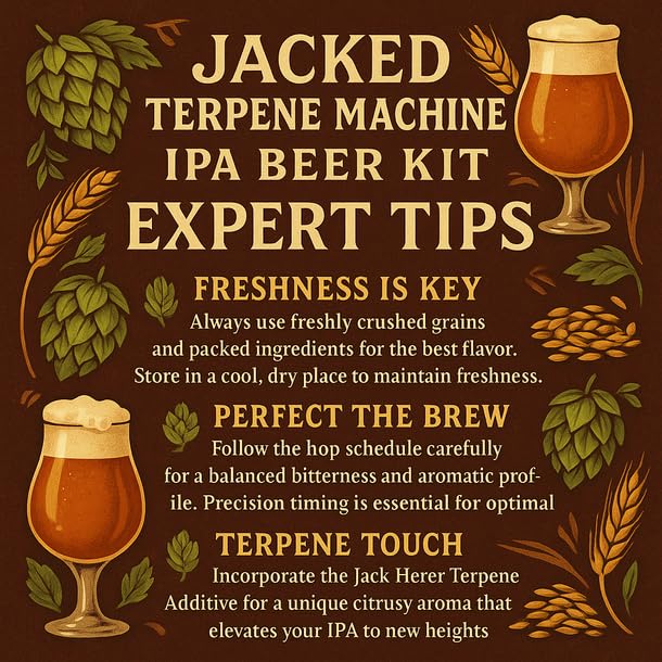 Label Peelers Jacked Terpene Machine IPA Beer Kit