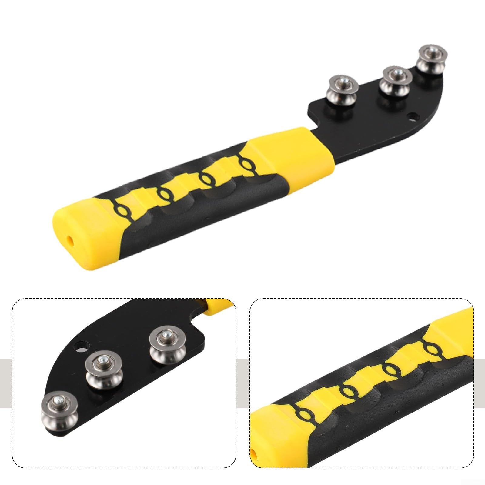 2 piastre per capelli metallici, manutenzione elettrica, creazione di gioielli, con rullo liscio, angolo regolabile, per attività di raddrizzamento dei fili, strumento per raddrizzare i fili (1 pezzo)