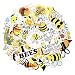 cobee Honigbienen Aufkleber, 100 Stück Cartoon Bienen Aufkleber wasserdicht Vinyl Aufkleber DIY Deko Aufkleber für Laptop Computer Kinder Teenager