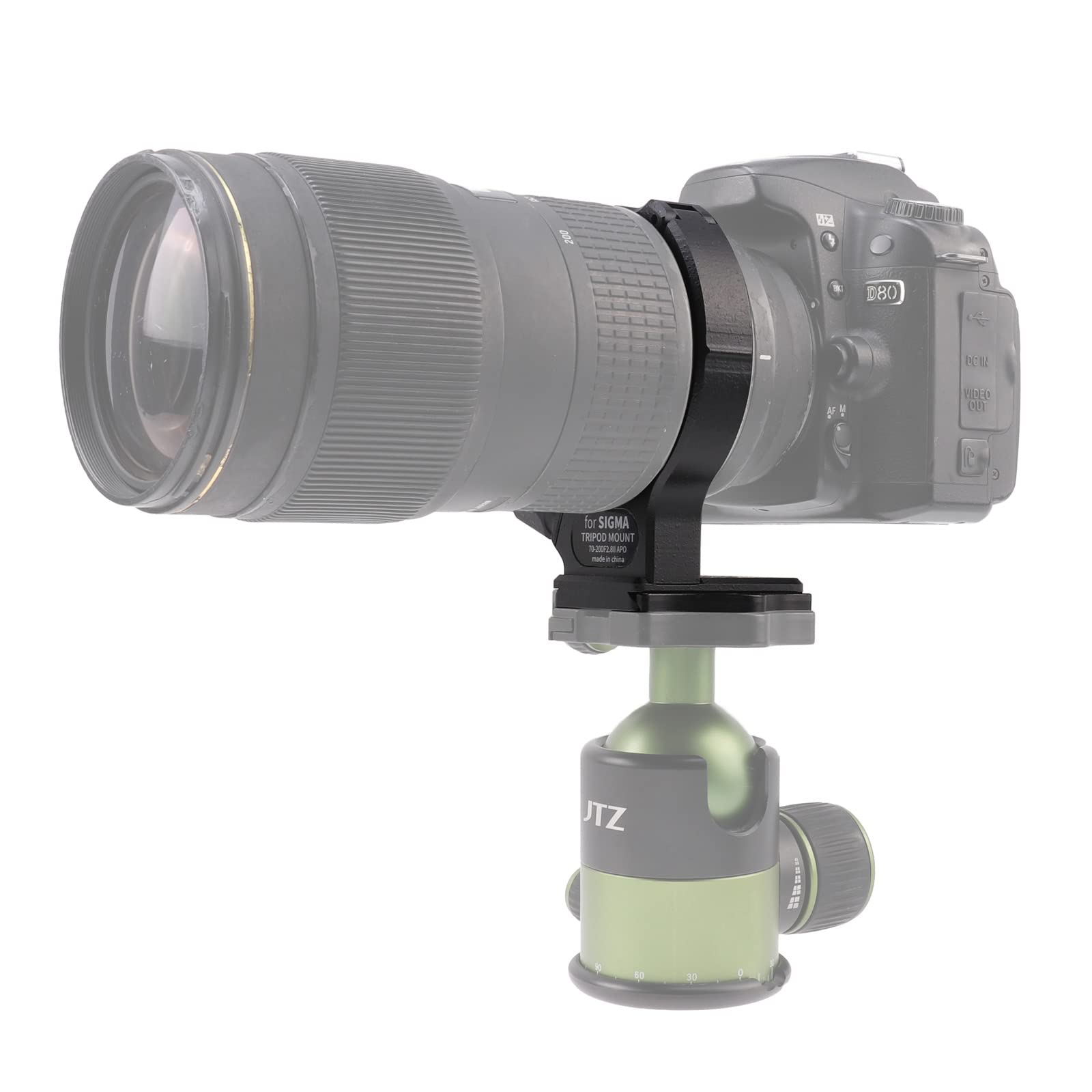 Fotga Metall Stativkragenring Tripod Mount Ring 1/4 "für Sigma APO 70-200mm F2.8 II EX DG Macro HSM Zoom objektiv Teleobjektiv Tele Lens