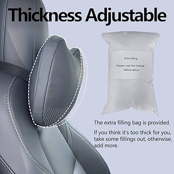 新品　Tesla ネックピロー グレー　2個 Amazon｜TESBEAUTY Teslaヘッドレストピロー 2パック 純正ナッパ