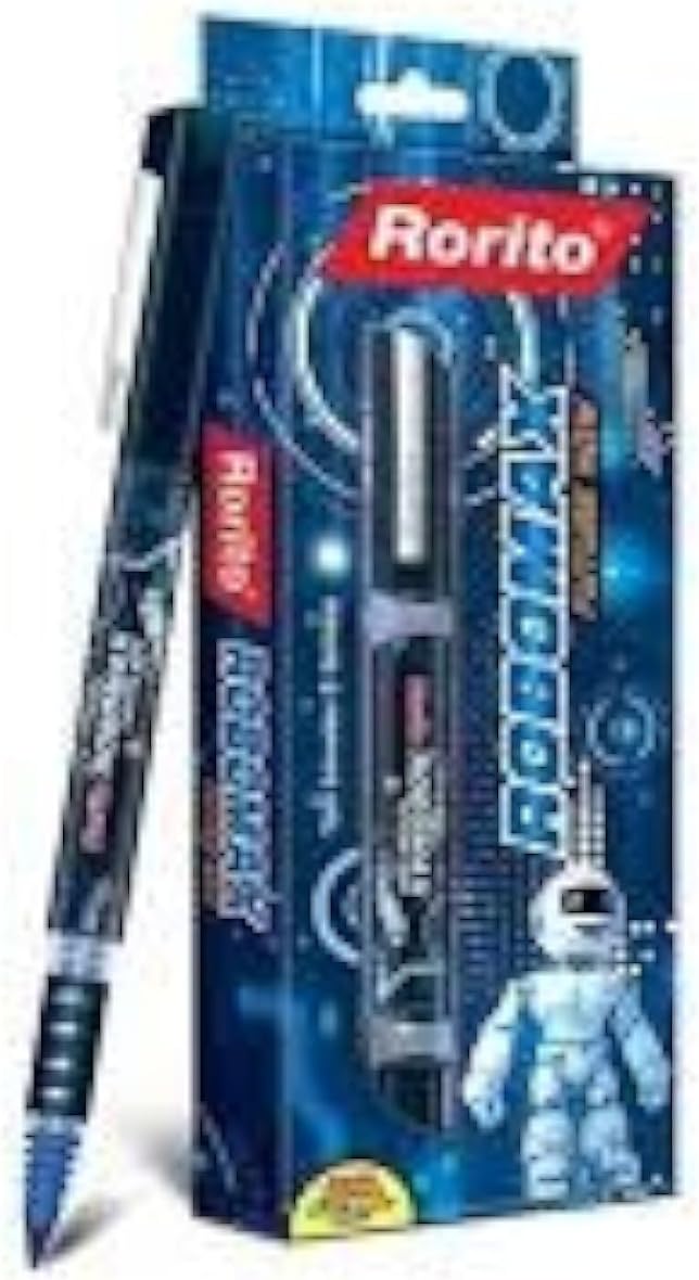 Rorito Robomax Pen Future Now For Robot Fans (Pack Of 5) (Black)