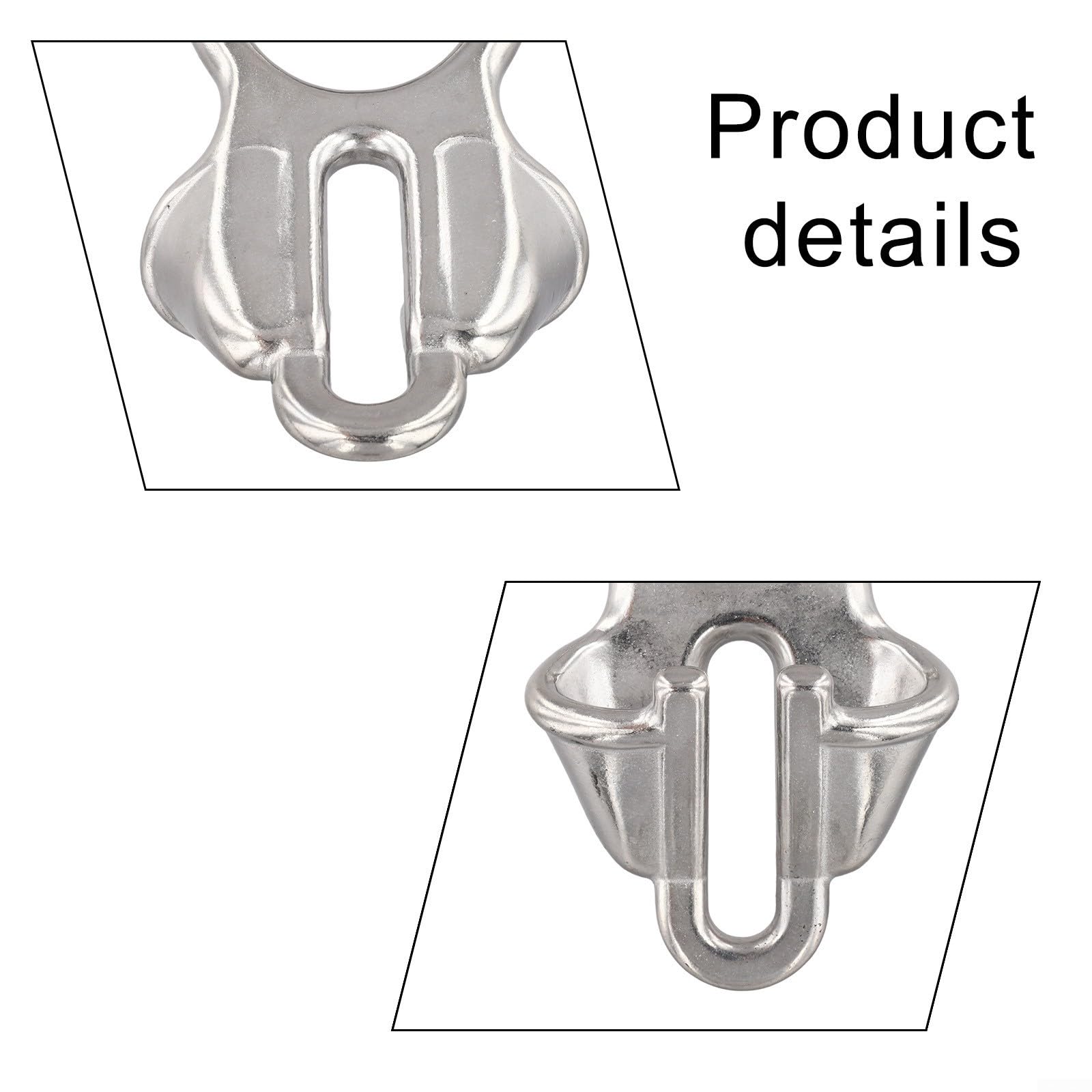 Catena di ancoraggio per barche in acciaio inossidabile 316 per corde da 6-8 mm e 10-12 mm, con anello di sicurezza per soluzioni di ormeggio marine affidabili (10-12 mm)