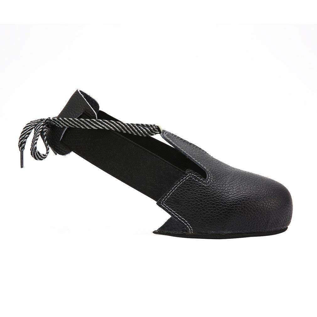 Rmeet Surchaussures de sécurité, avec Embout en Acier, pour Le Sport, Le Trekking, Anti-Perforation et imperméables, Noires, Noir, Taille Unique