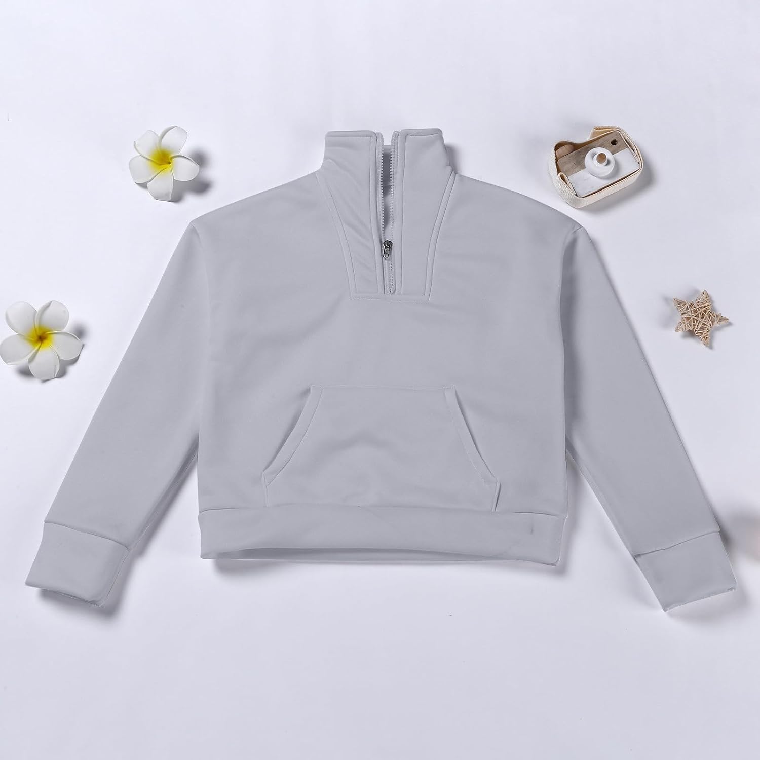 Toddler Zip Up Sweatshirt Long Sleeve Solid Zipper Pullover Sweatshirts Unisex Youth Sports Back To School Tops With Pocket