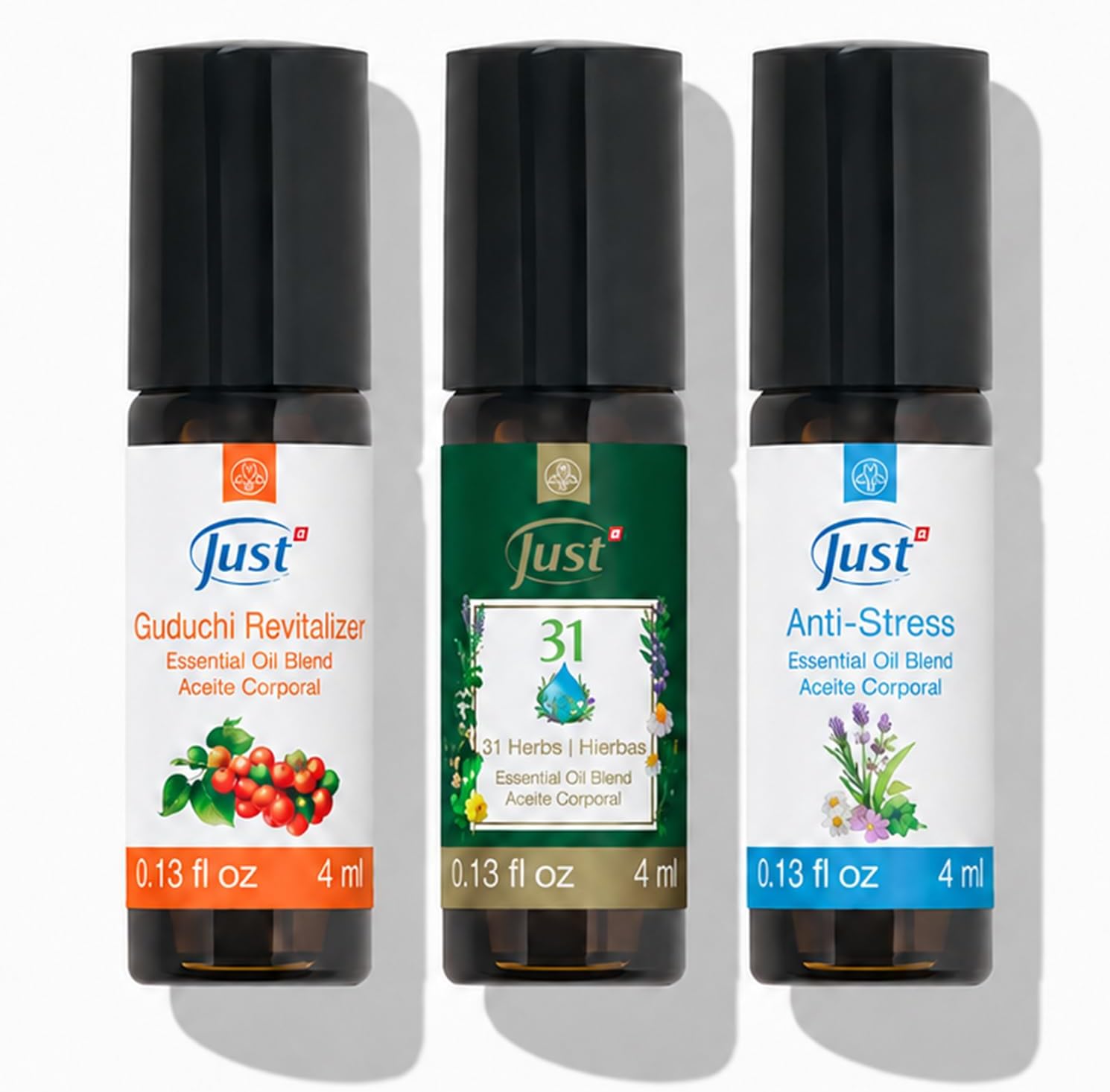 Swiss JUST Essential Oil - 3 Piece Set