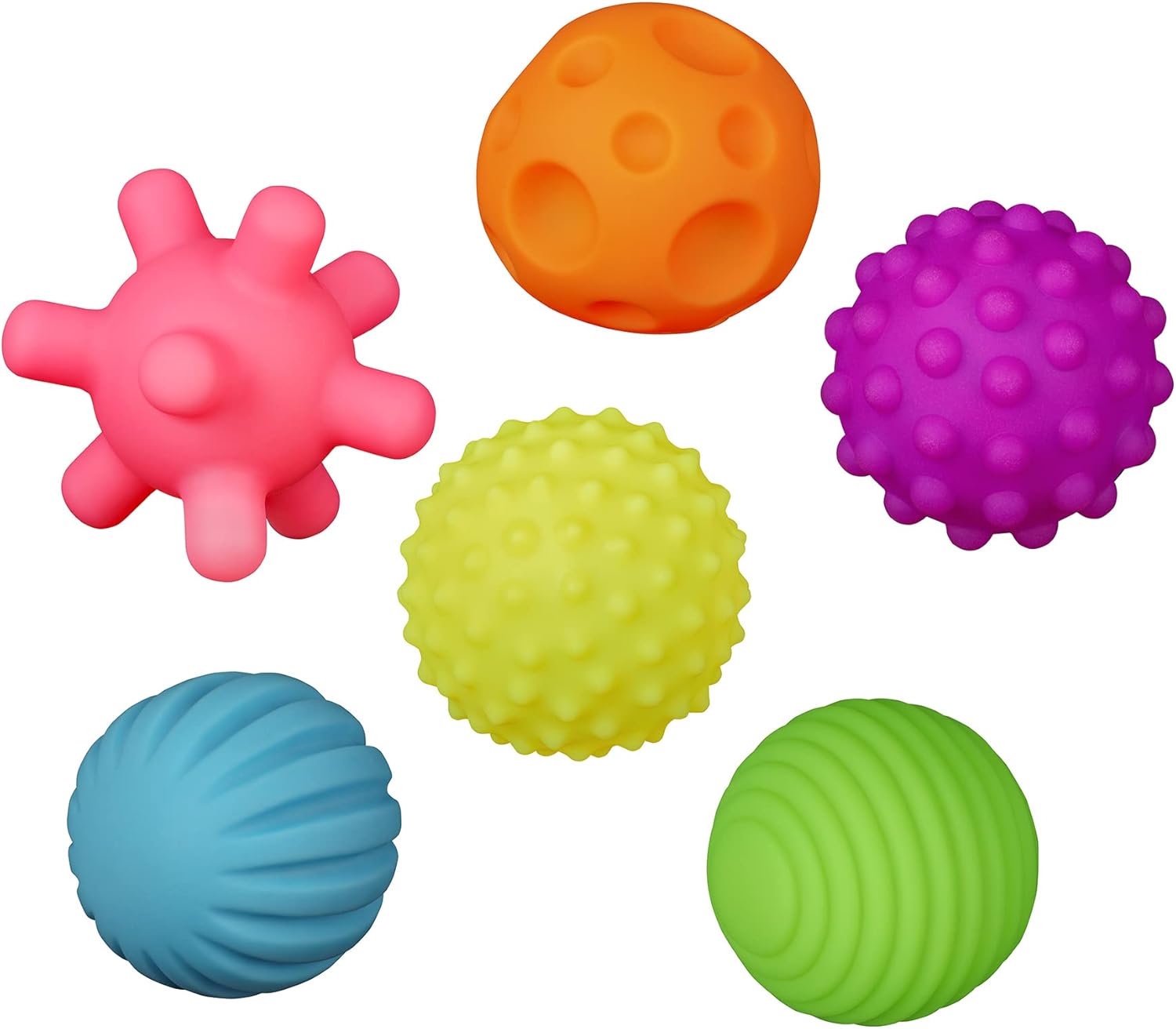 Pet Supplies : YARCHONN Squeaky Toy Balls for Dogs Chewing, 6 Packs Durable Chew Toys Balls,Bouncy Floating Well for Dogs Playing ,Swimming ,Chasing and Training (Warm Color) : 