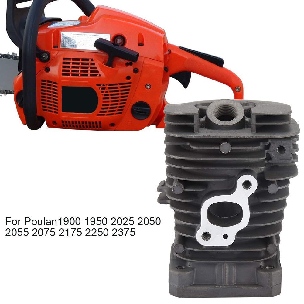 TOPINCN Sostituzione del pistone del Cilindro di Ricambio per Poulan 1900 1950 2025 2050 2055 2075 2175 2250 2375 Kit di ricostruzione Superiore fine 41 mm