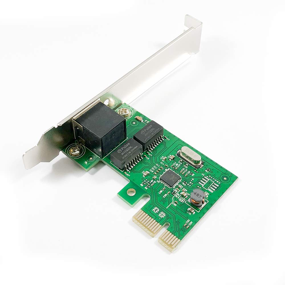 X-MEDIA Gigabit 10/100/1000 Mbps Ethernet PCI Express (PCIe) adapter sieciowy LAN/karta do komputera stacjonarnego, zawiera uchwyt niskoprofilowy [XM-NA3800]