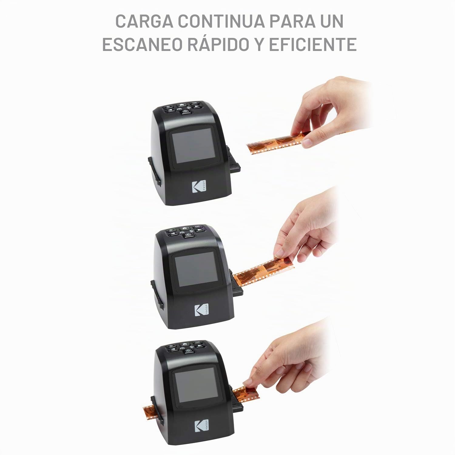 Kodak Mini escáner Digital de películas y Diapositivas Negro
