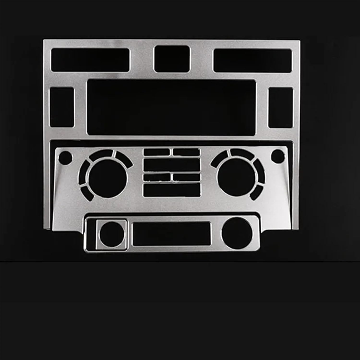 GERRIT Car Accessories Fit for Land Rover Defender 110 2008-2018 Aluminum Car Central Air Air Conditioning Control Adjust Panel Trim Stickers Upholstery Care (Color : Green)