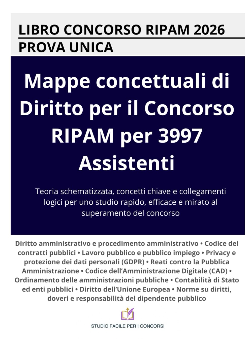 Mappe concettuali di Diritto per il Concorso RIPAM per 3997 Assistenti: Mappe concettuali con schemi e concetti chiave per il Concorso RIPAM per 3997 Assistenti