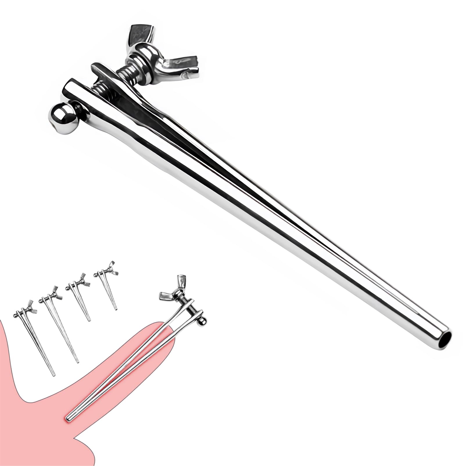 Amazon.com: Stainless Steel Urethral Sounds Dilators with Adjustable Screw  Hollow Adult Sex Toys - Catheters & Sound Penis Plug Sounding Rods BDSM  Prostate Massage for Male Exercise (8mm,Long) : Health & Household