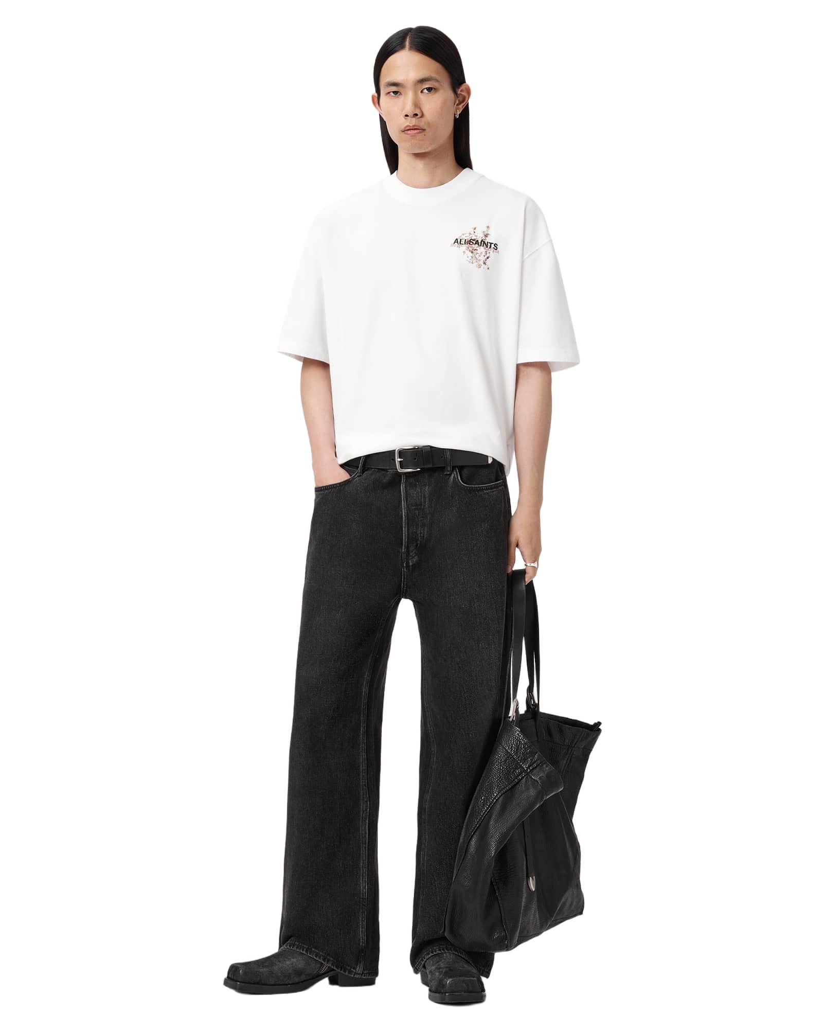 Allsaints Valen SS Crew T-Shirt Uomo