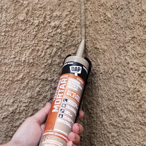 DAP Textured Mortar Premium Elastomeric Latex Filler & Sealant, Beige, 10.1 Oz (7079810081) - Image 3