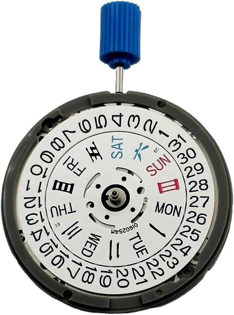 NH36A Automatic Movement White Day-Date 3:00 Crown at 3.0/3.8 O'Clock 24 Jewels NH36 4R36A Modified Watch Parts