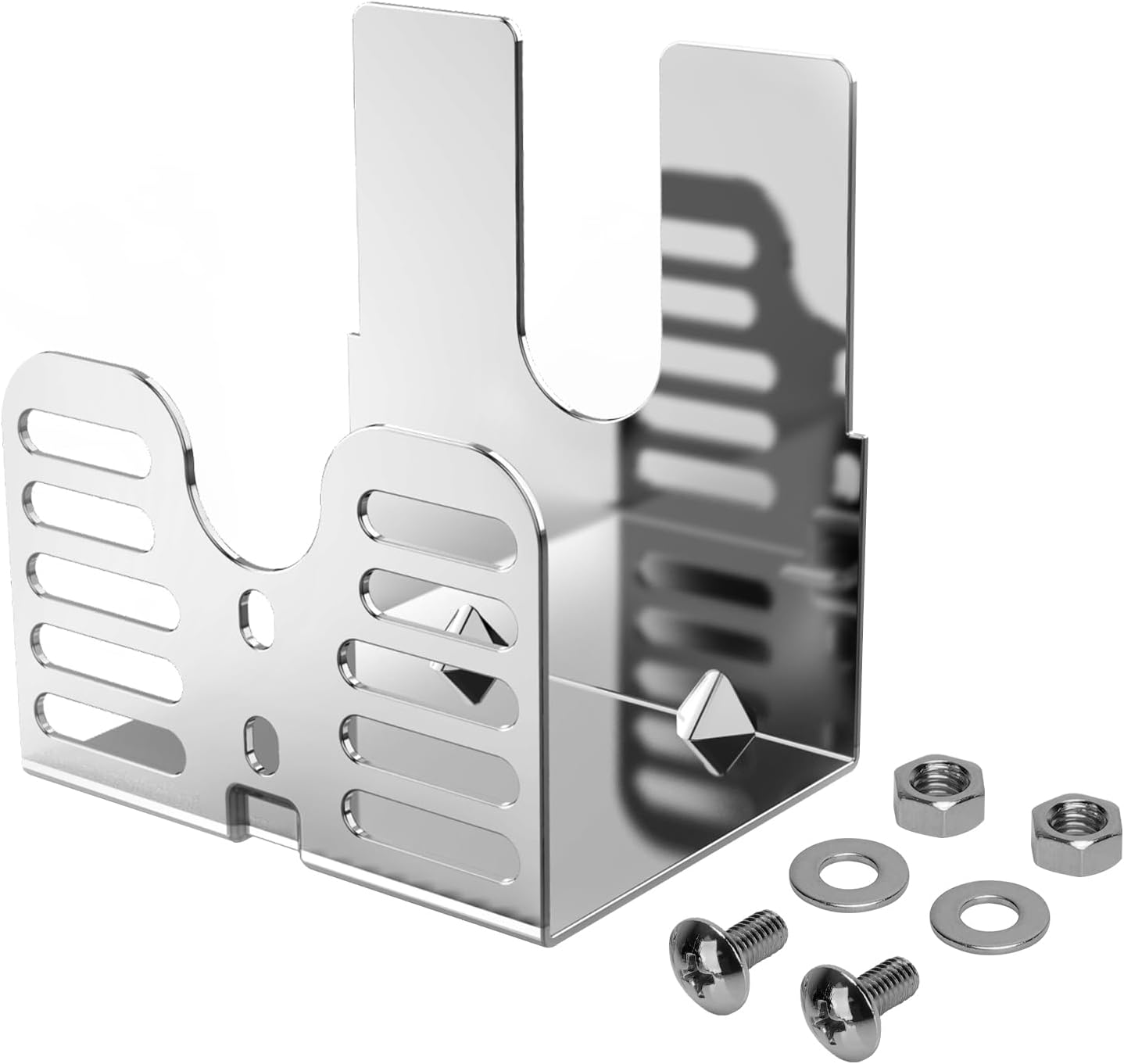 onlyfire Universal Barbecue Grill Stainless Steel Rotisserie Motor Bracket, 2 pcs Screw