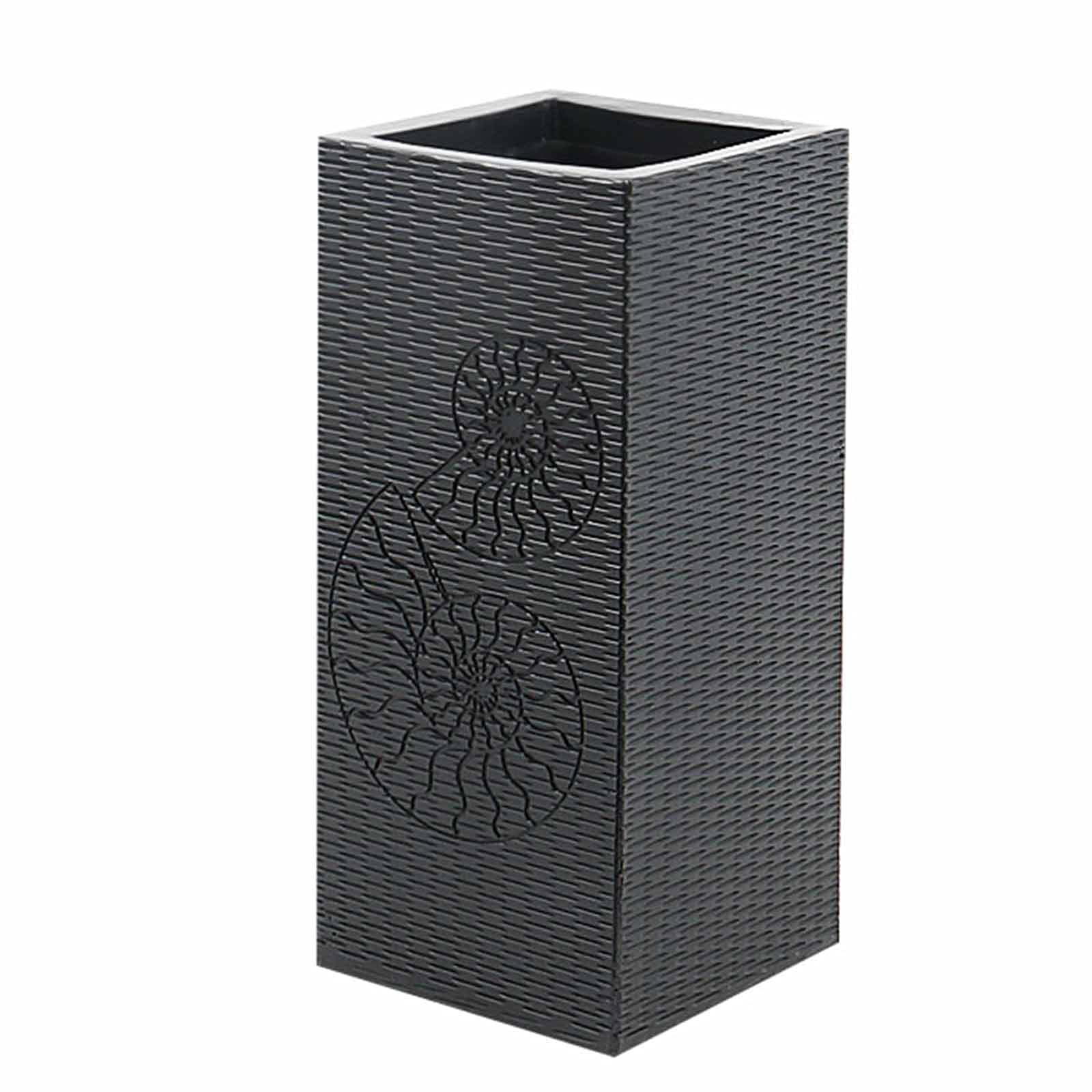 Porte-parapluie noir au style rustique intemporel et robuste