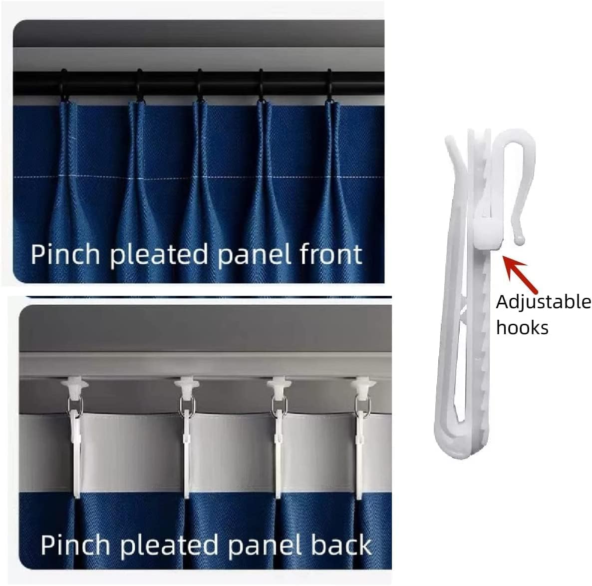 Cream Blackout Jacquard Curtains for Bedroom 84 Inch Length 1 Panels Set Pinch Pleated Window Treatments Thermal Insulated Darkening Black Out Curtain for Living Room 84 Inch Long Beige 52*84