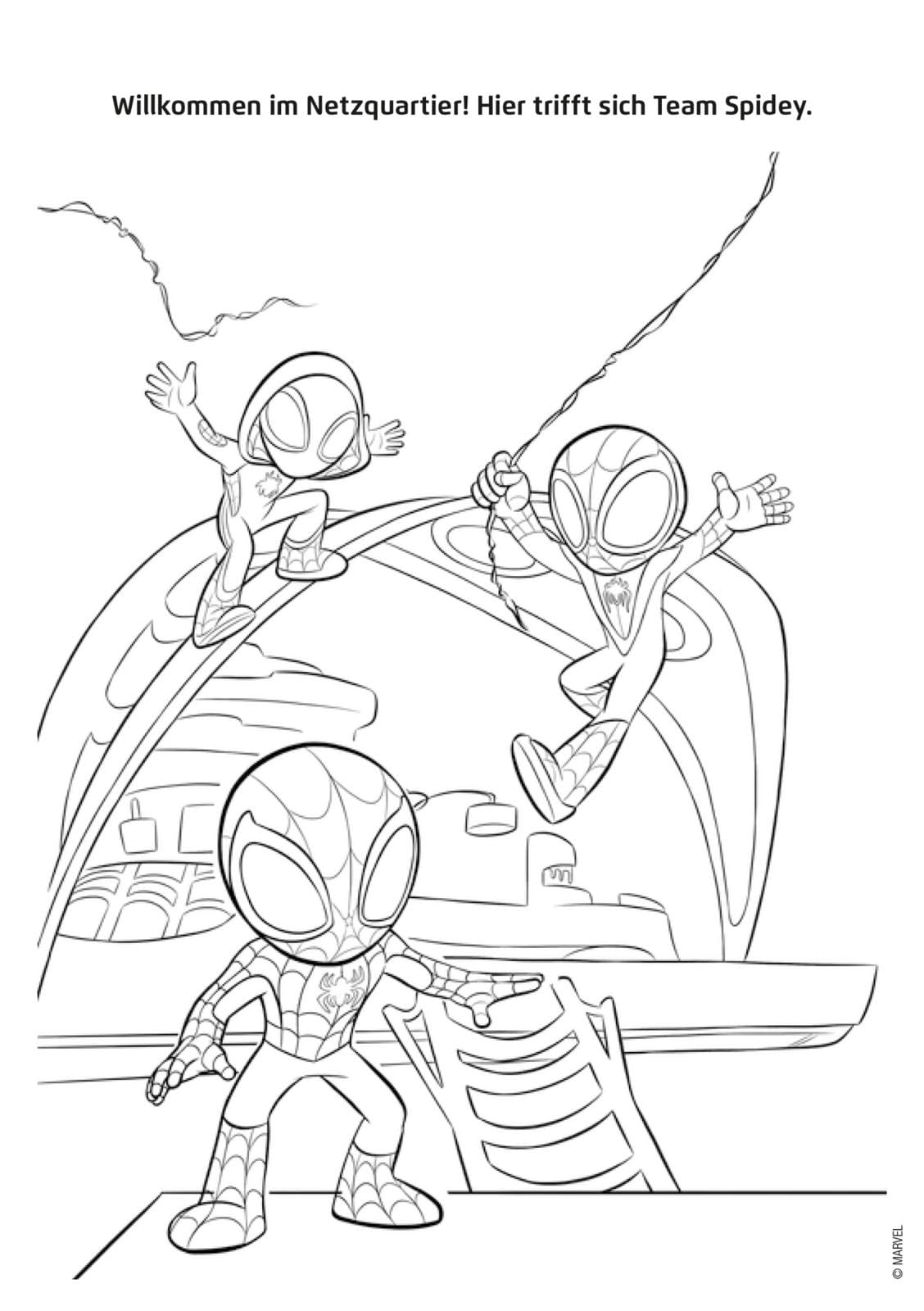 MARVEL Spidey und seine Super-Freunde: Mein cooler Malblock: Malblock