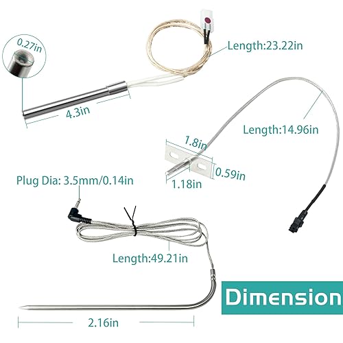 Miniatura 6 de Panel de control para piezas de parrilla de pellets Pit Boss Serie 4 fumadores verticales Controlador de termostato digital Reemplazo de la placa