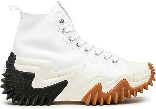 Converse Tenis de gimnasia para mujer, color blanco y negro, miel, talla 6.5 de EE. UU, Miel de goma blanca y negra