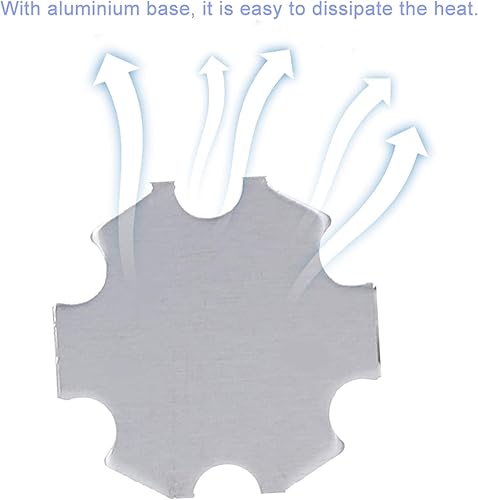 Miniatura 7 de 25pcs LED chips DIY accesorios de iluminación 5V 200LM 3W alta potencia LED lámpara perlas (luz amarilla 588590 NM)