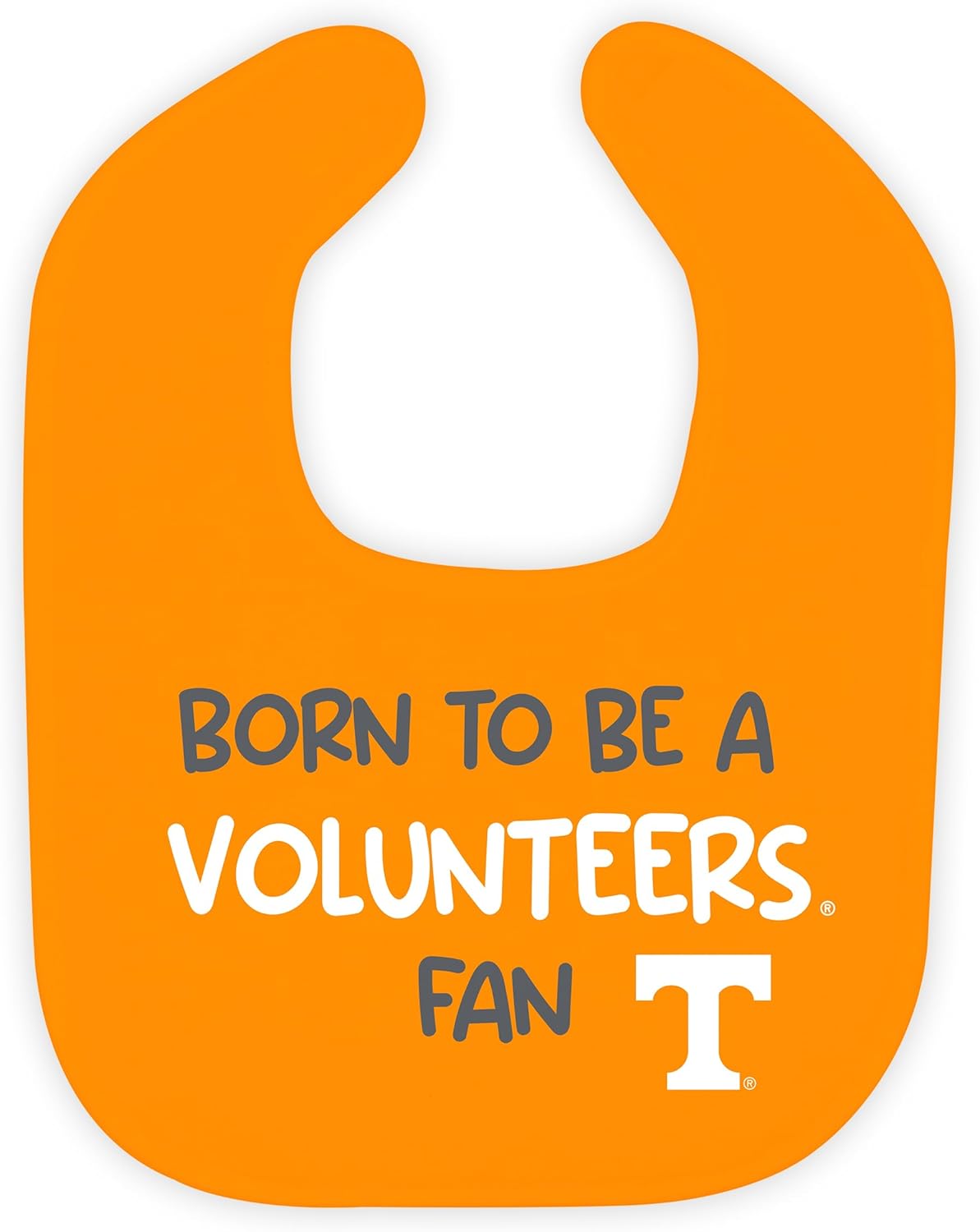 Wee Ones Divine Creations, Toddler Signature Collegiate Born to be a Fan Baby Bib, One Size