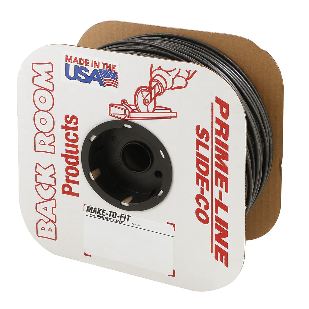 Prime-Line P 8135 Screen Retainer Spline, .270-in, Foam, Black, 500-feet