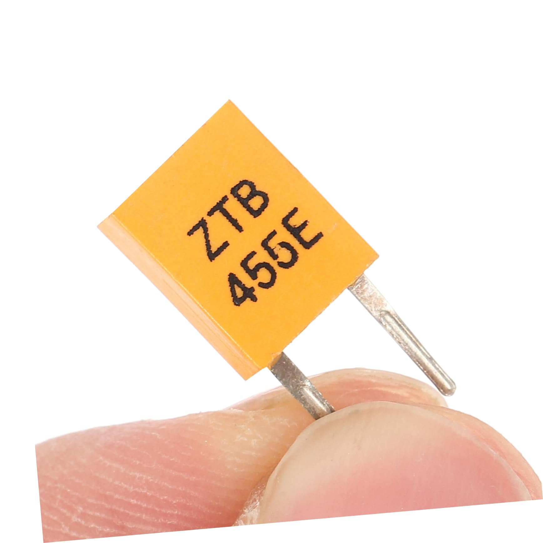 BCOATH 40pcs Accessories Part Ceramic Filter Crystal Oscillator Orange Passive Crystal Resonator Ceramics