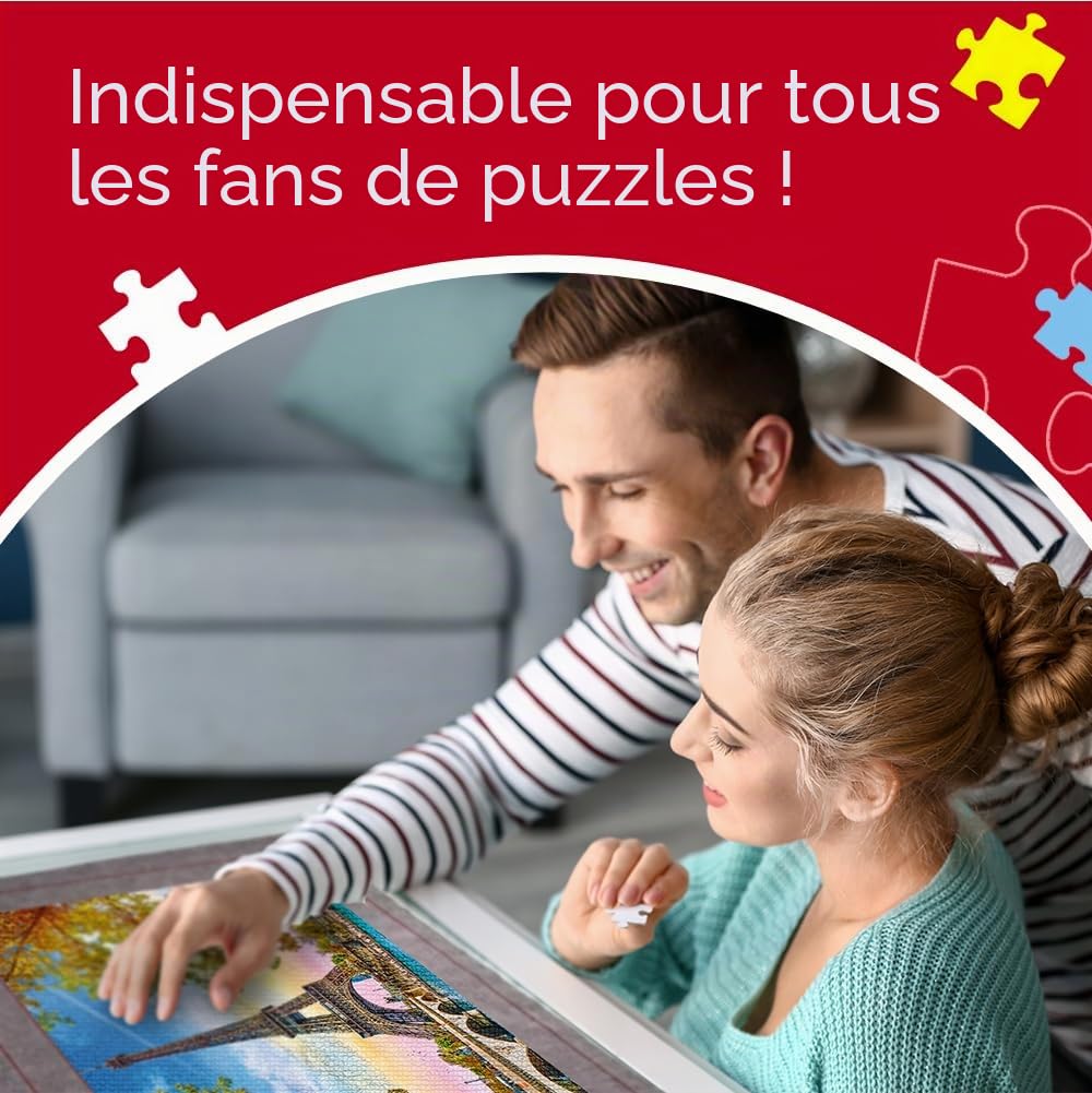 Trefl - Tapis de Puzzle, 500-6000 pièces - pour Le Transport et Le Stockage des Puzzles, Grande Taille, pour Les Puzzles jusqu'à 136x96 cm de Taille