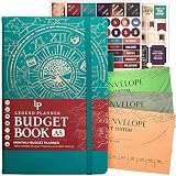 Legend Budget Book - Personal Finance Planner - Undated Monthly Journal for Budgeting, Saving Money & Bill Organizer, A5 (Viridian Green)