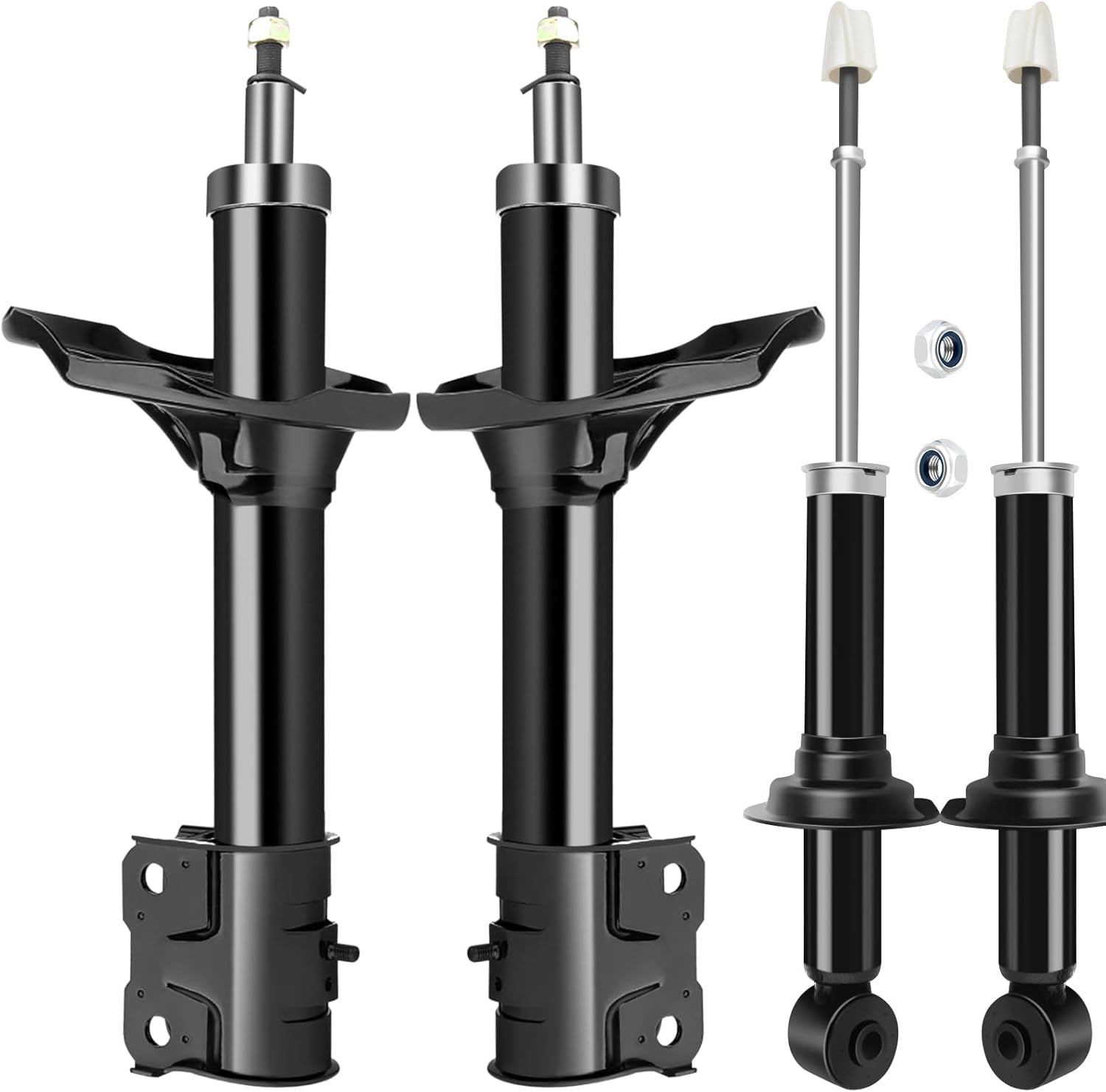 Struts for Mitsubishi,AUTOMUTO Full Set Shocks Absorbers Kit Fit for 2003 2004 for Mitsubishi Outlander 334368 341361 72418 71146 Front and Rear Auto Shocks -4pcs