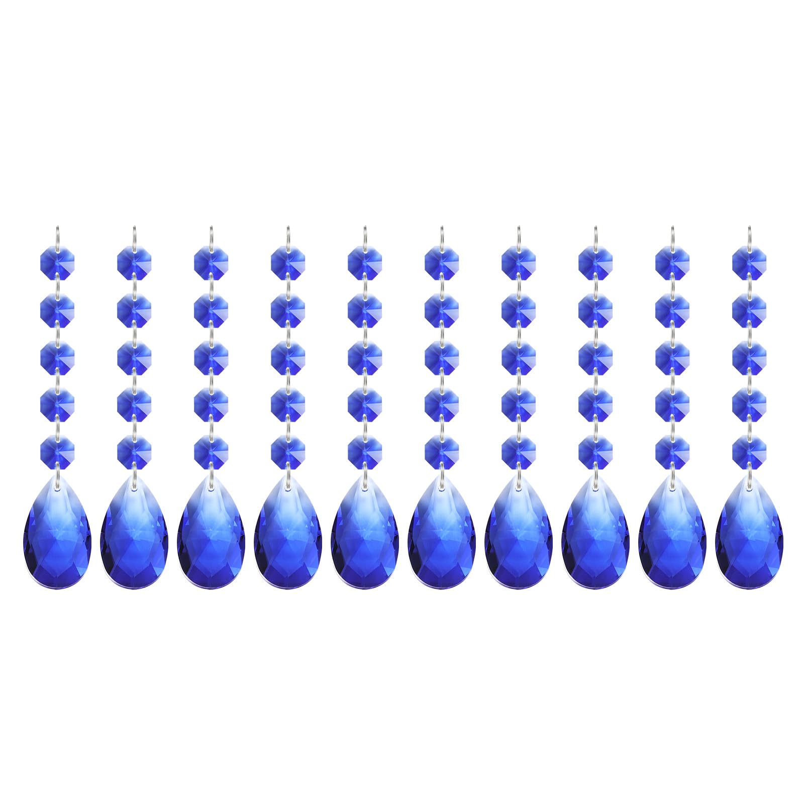 PATIKIL Teardrop Crystal Chandelier Pendants Beads