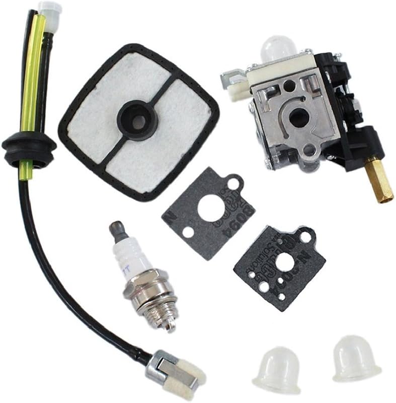 HURI Carburetor Air Filter Fuel Line for Echo GT-230 HC-235 HC-245 HCA-265 PAS-230 PPT-265 SHC-265 SRM-230 SRM-265