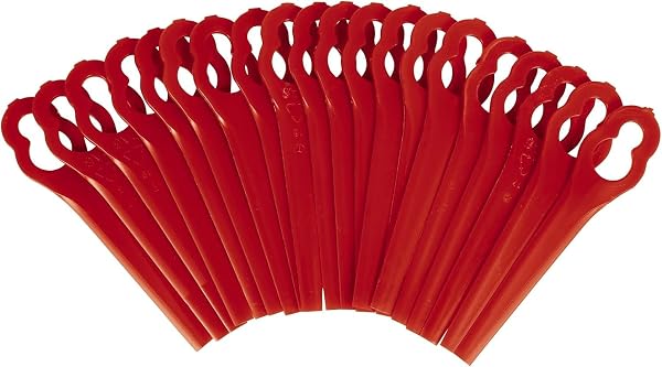 Original Einhell Ersatzmesser-Set (Rasentrimmer-Zubehör, 20x Kunststoff-Messer, für Akku-Rasentrimmer GE-CT 18 Li, GC-CT 18/24 Li, GC-CT 18/24 Li P, Schnittbreite 24 cm) - 1