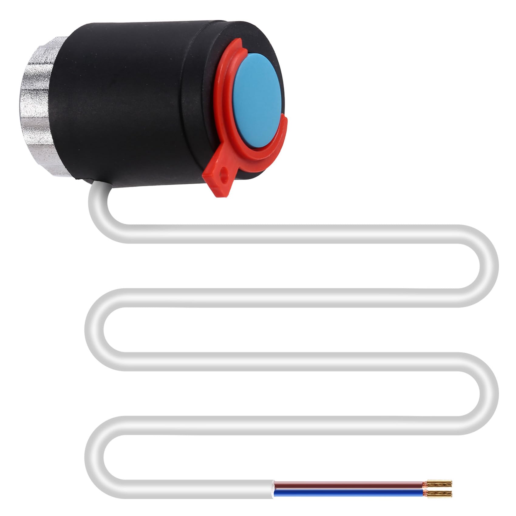 Vjsujehgy Normally Closed Underfloor Heating Valve for Underfloor Heating Thermostats AC 230V Electric Actuator Manifold M30x1.5