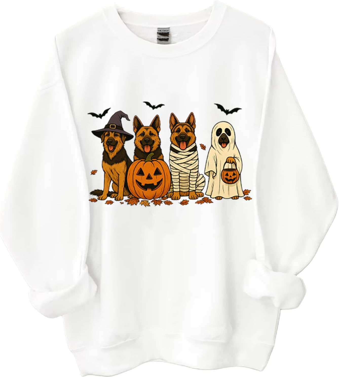 German Shepherd Sweatshirt, German Shepherd Halloween Shirt, Halloween Dog Shirts For Women Man