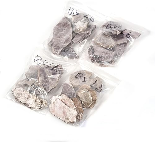 Miniatura 4 de Abanico de mica morada cruda grande de 12LB con piedras curativas de cristal natural, colección Rock