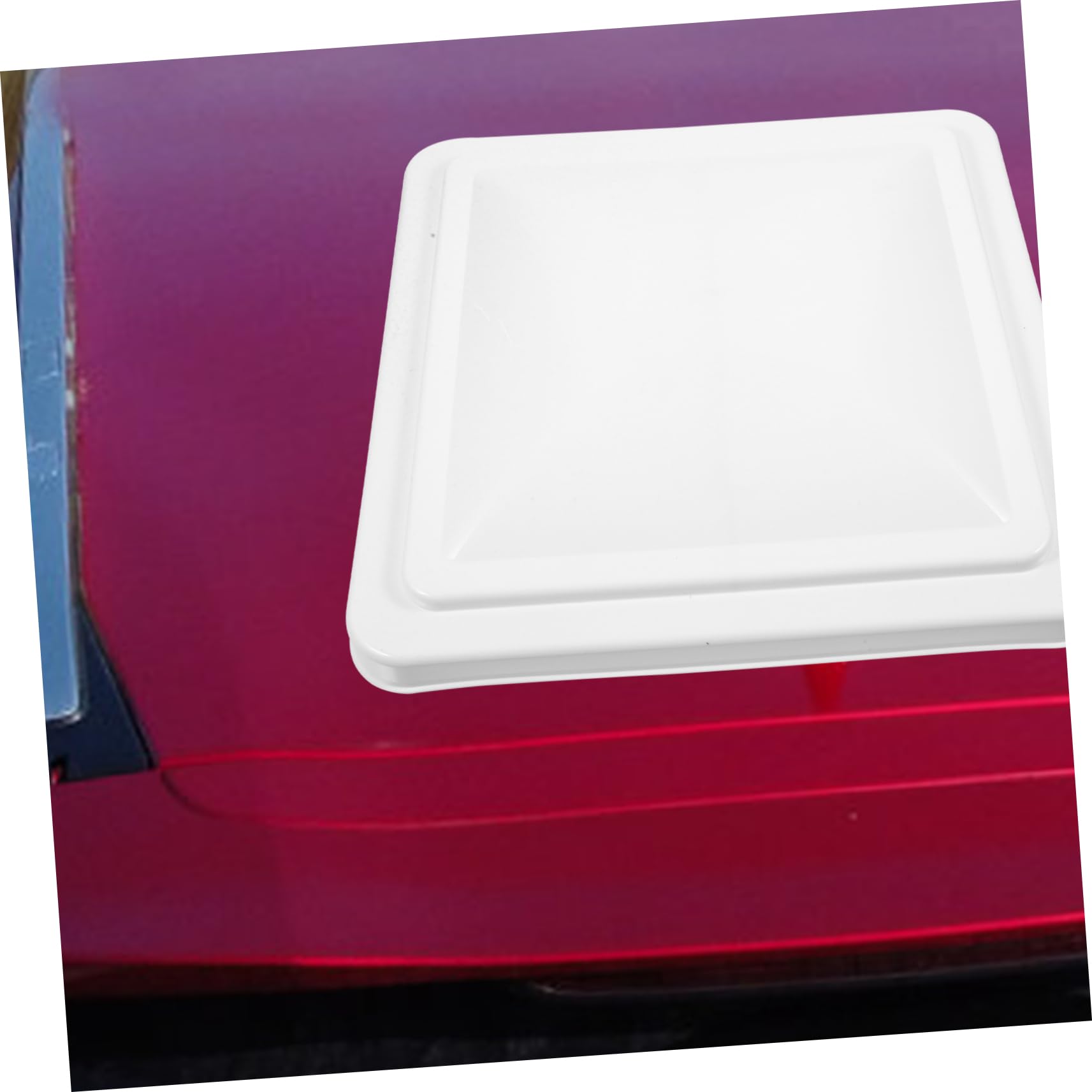 ABOOFAN Copertura di Ventilazione per Camper Bianca in Plastica da 14x14 Pollici, Isolamento Termico Semplice da Installare, per Tetto e Bagno del Camper